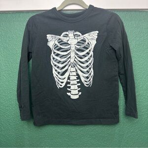 Oshkosh Skeleton Long Sleeve T-shirt Sz 5T